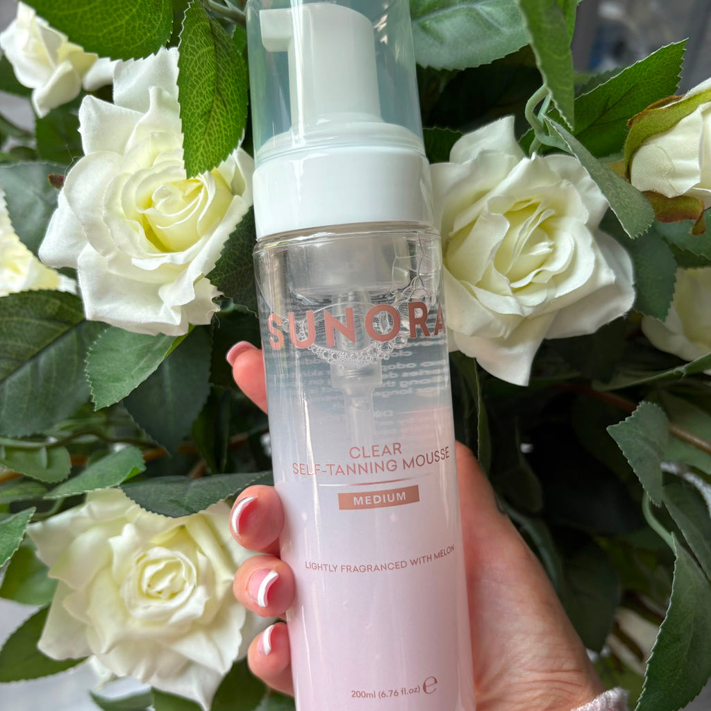 SUNORA Self-Tanning Mousse Clear | Melon Scent