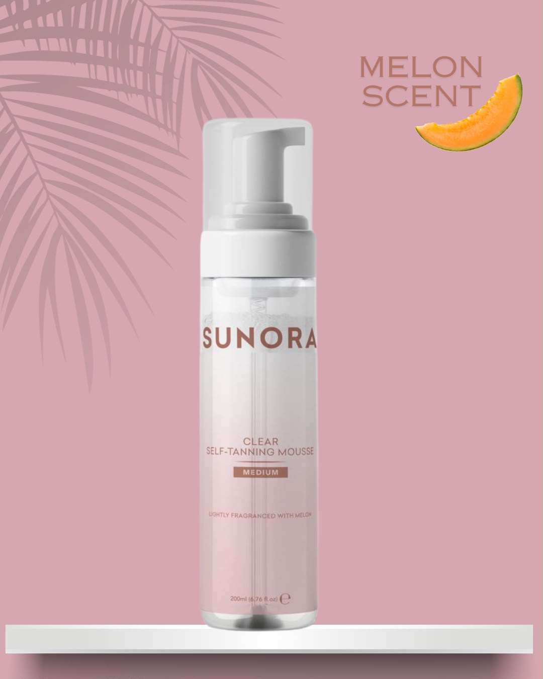 SUNORA Self-Tanning Mousse Clear | Melon Scent