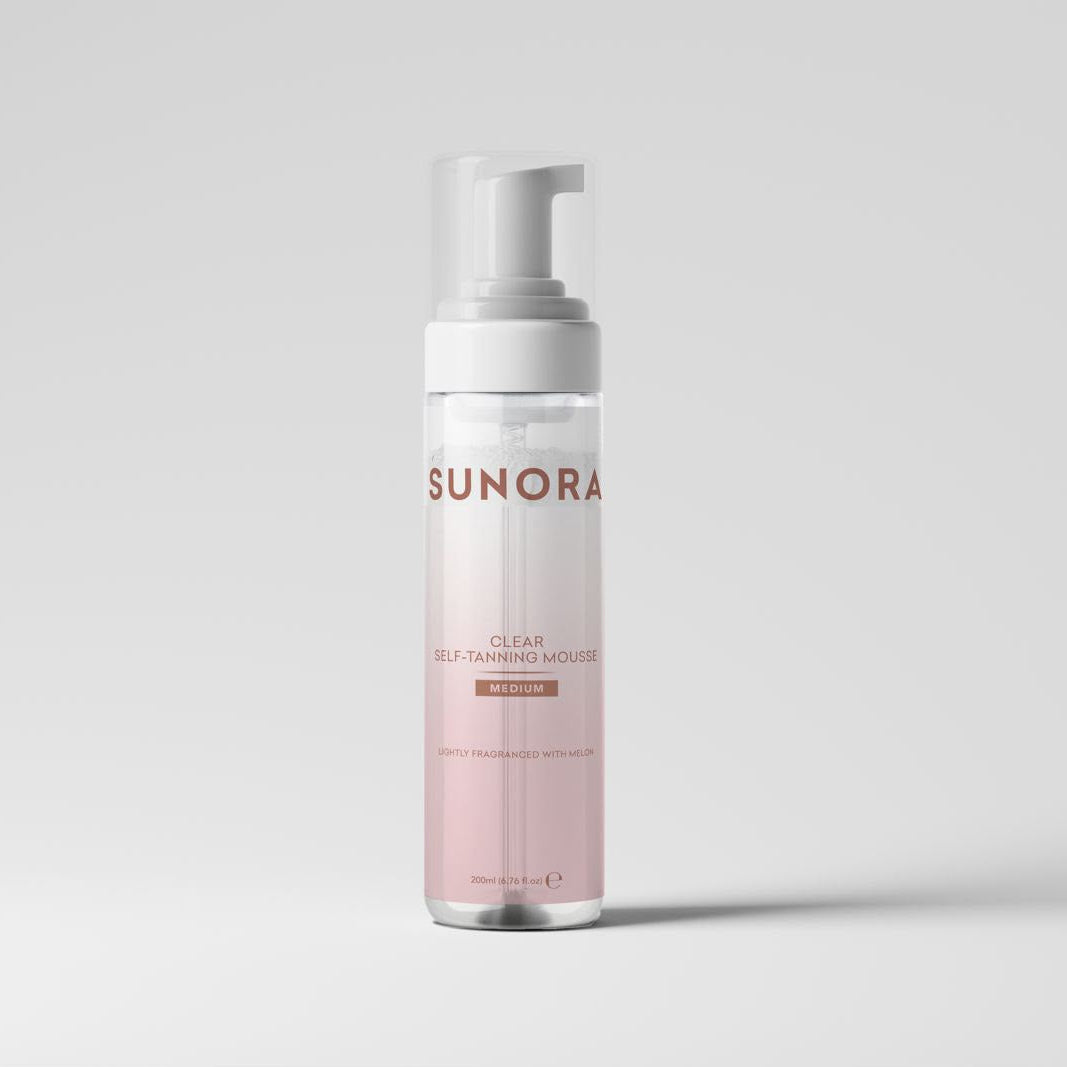 SUNORA Self-Tanning Mousse Clear | Melon Scent