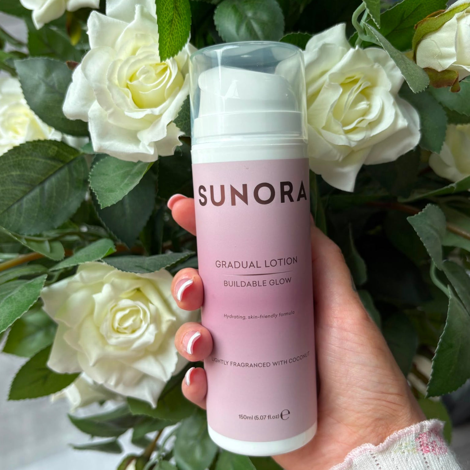 SUNORA Gradual Tanning Lotion | Coconut Scent
