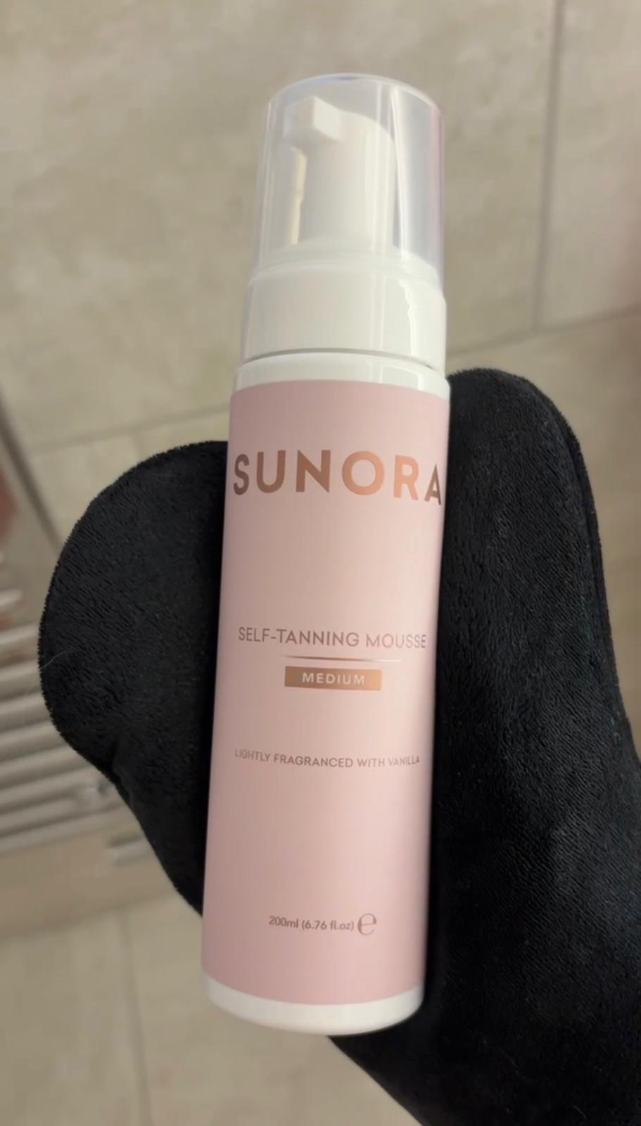 SUNORA Self-Tanning Mousse Medium | Vanilla Scent