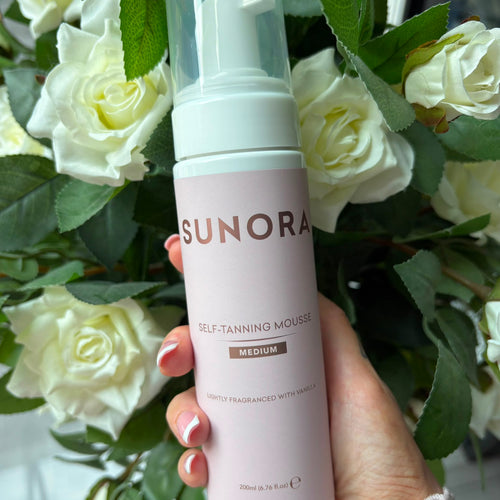 SUNORA Self-Tanning Mousse Medium | Vanilla Scent